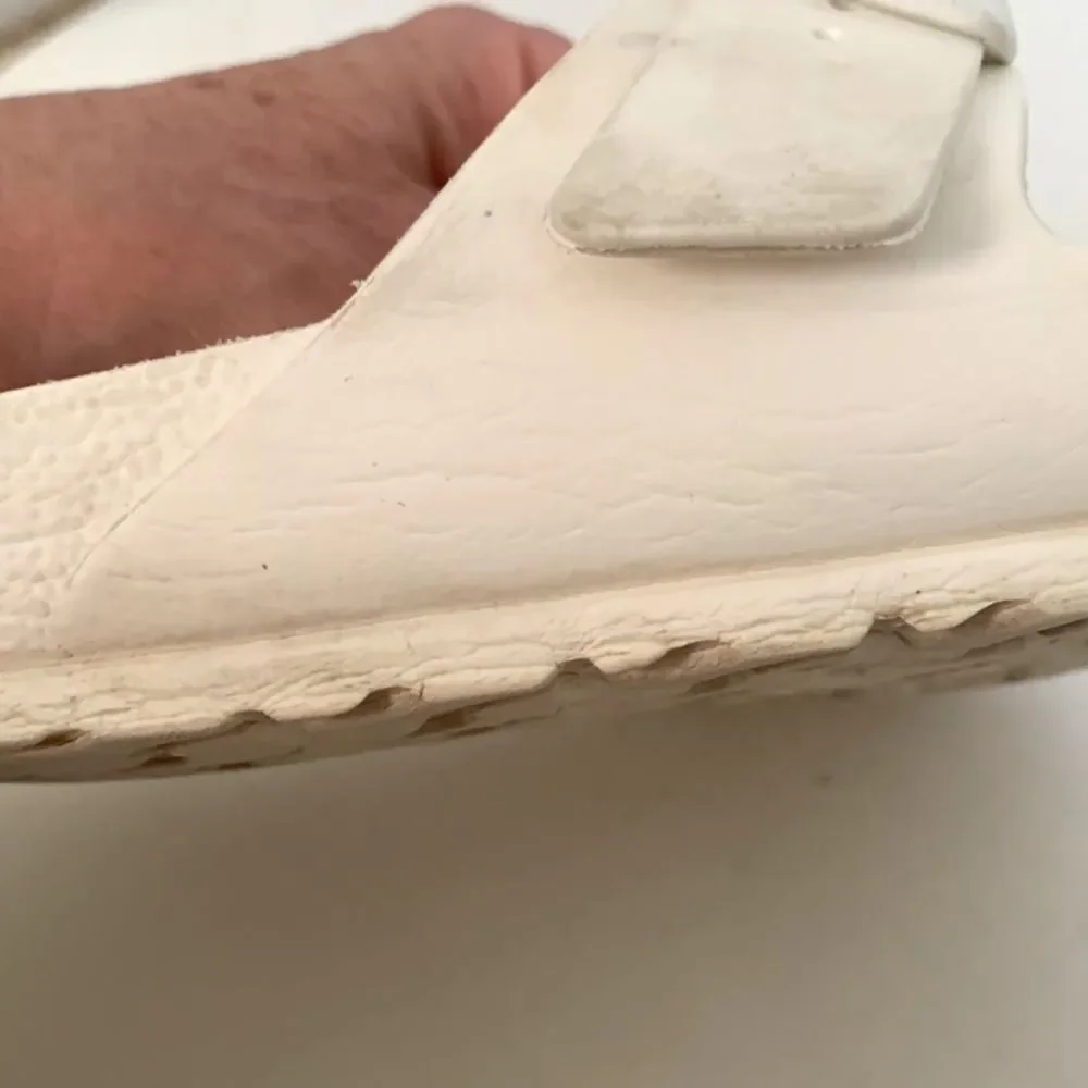 Birkenstock Arizona White EVA 2 Strap Slide Sandals Size 36 (US 5-5.5)